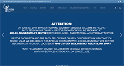 Desktop Screenshot of faithfellowshipchurch.org